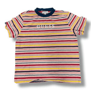 Vintage Guess Jeans Multi-Color T-shirt Size Large